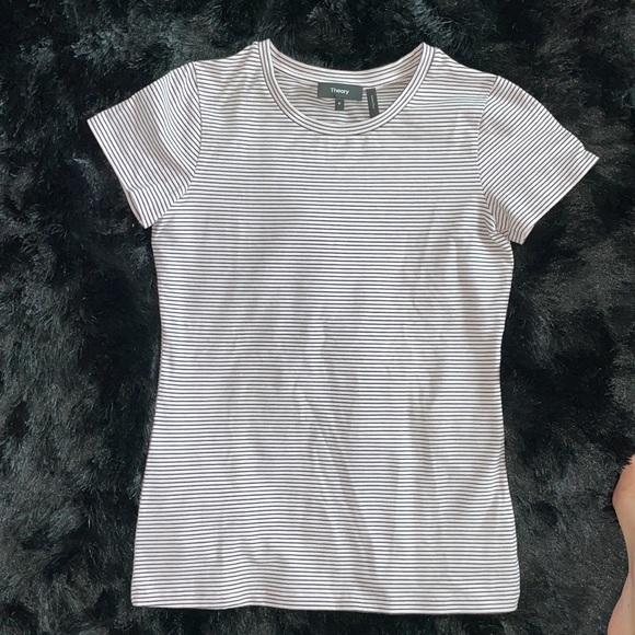 Theory tee striped pink/black/white P - Picture 4 of 9